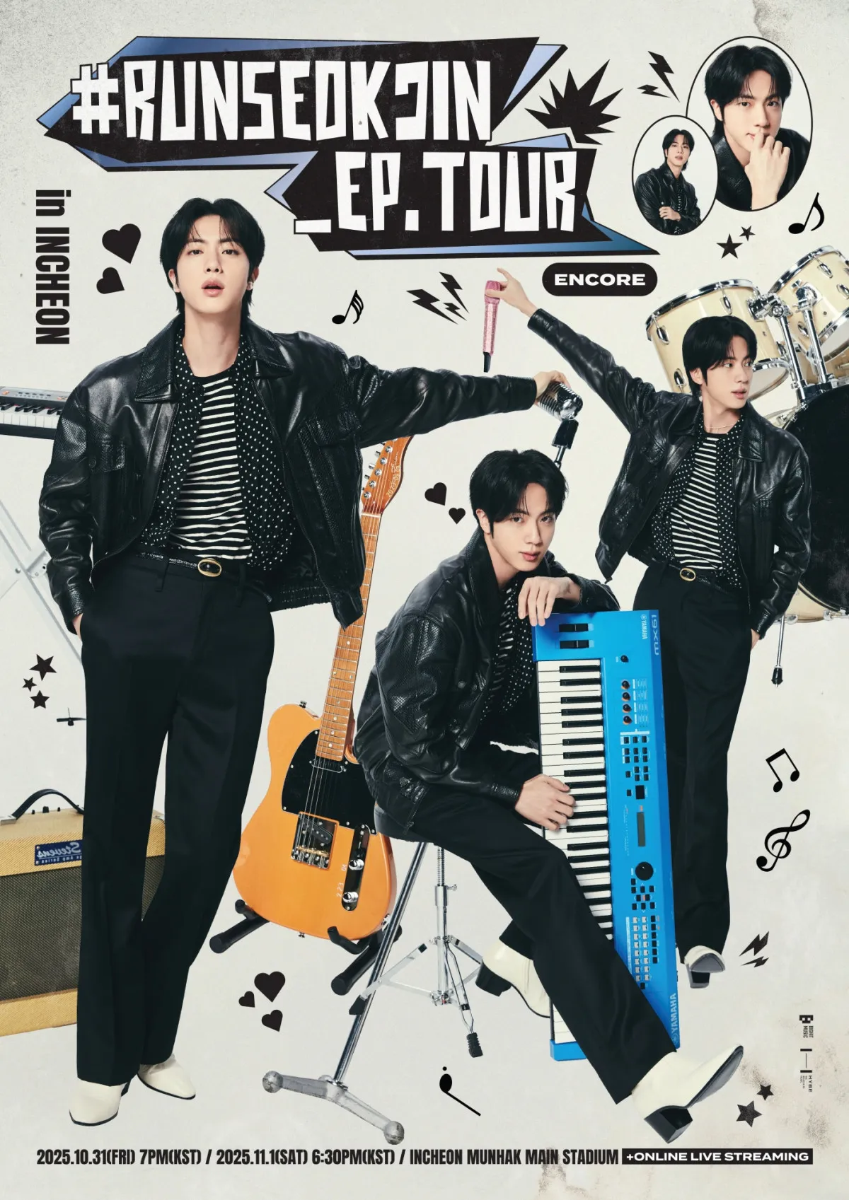BTS・JIN、ソロファンコンサートのアンコール公演が決定「仁川でしか見られない特別なステージ」