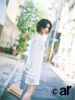 安斉星来、すらっと伸びた脚が魅力的なミニワンピ姿　“胸キュン確定”色っぽカット