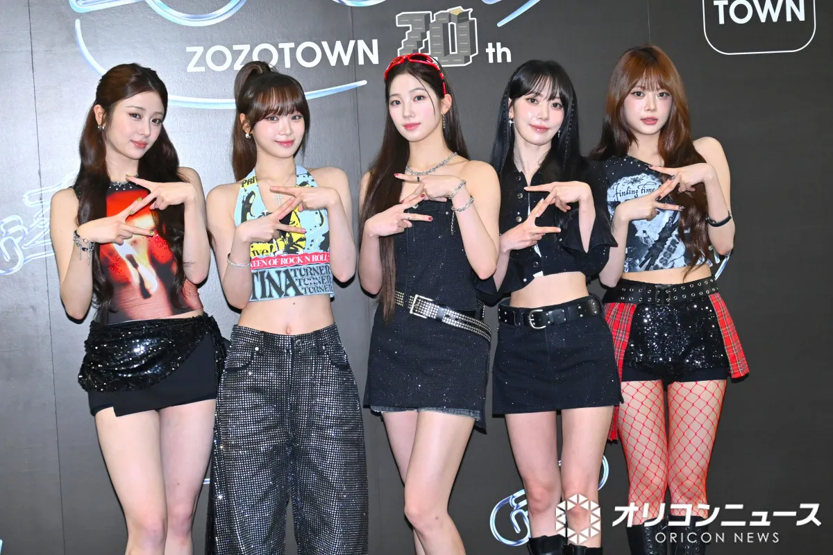 LE SSERAFIM、YOASOBIとのコラボに感激「尊敬する先輩」　「夜に駆ける」アレンジ楽曲で新たな魅力をアピール