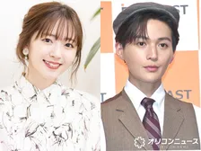 鈴木愛理＆八木勇征、“推しグッズ”を手に2ショット「タオル可愛い」「私もほしい」　ドラマ『推しが上司になりまして』で共演