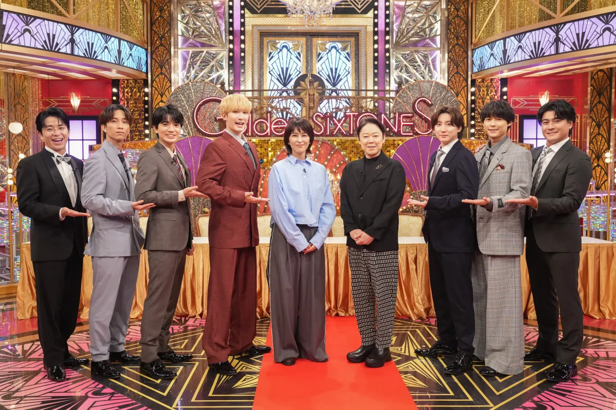 “おしどりコンビ”阿部サダヲ&松たか子、SixTONESとダジャレ対決 京本大我の10年越しの夢が実現