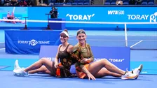 東レPPO、ダブルス決勝、バボス／ステファニーが優勝を飾る