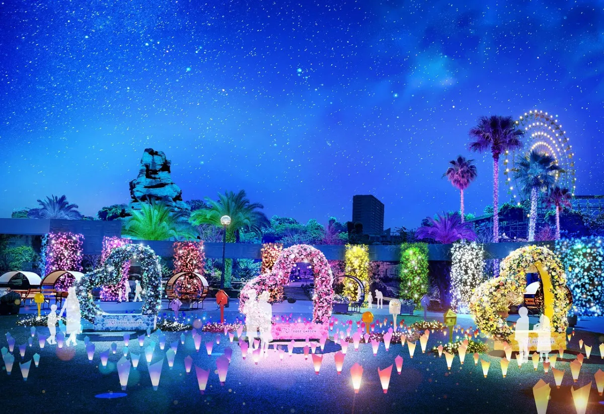 ひらパー「推し活」イルミネーション11・1開幕　推しカラー8色のライティングも【見どころ】