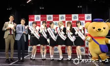 NMB48、ぽすくまにメロメロ 手紙文化振興アンバサダー就任 安部若菜「マネージャーさんとのやりとりも文通で」