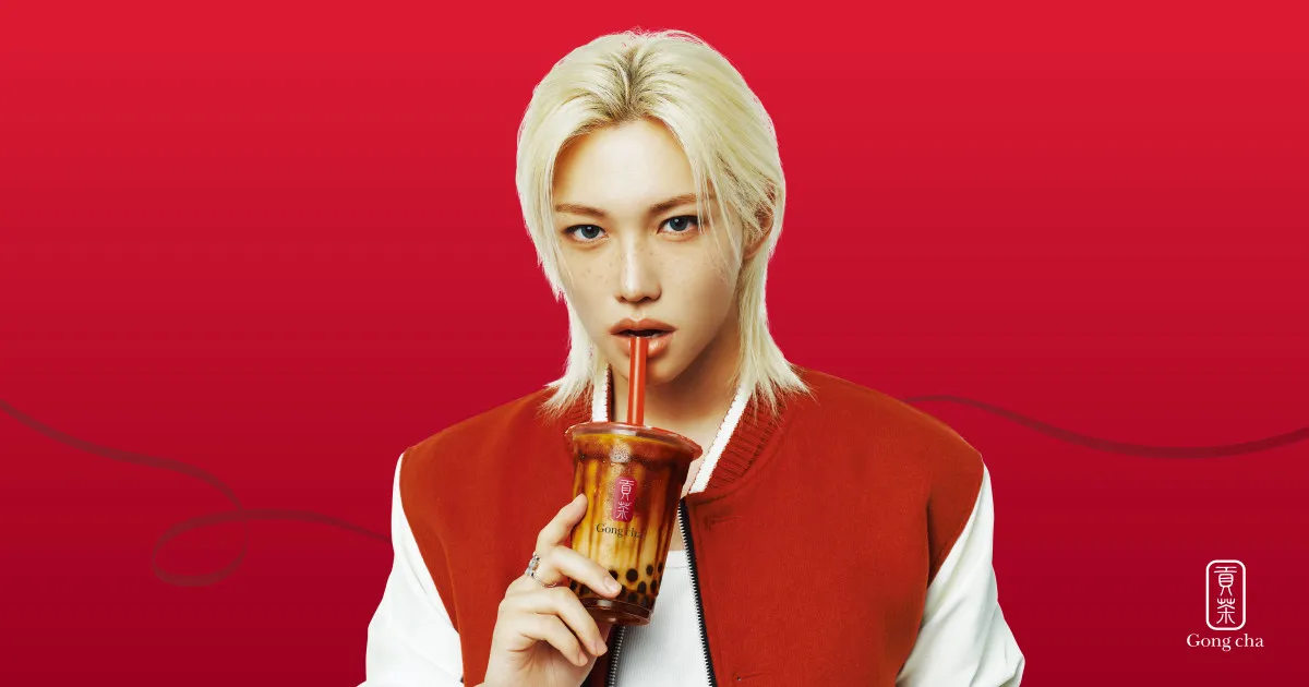 ゴンチャ×Stray Kids・フィリックス、新たなデザイン装飾スタートへ　第3弾キャンペーン発表