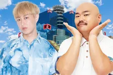 クロちゃん＆お見送り芸人しんいち、超レアなフォトセッション開催「ほんとに気分が乗っておりません」