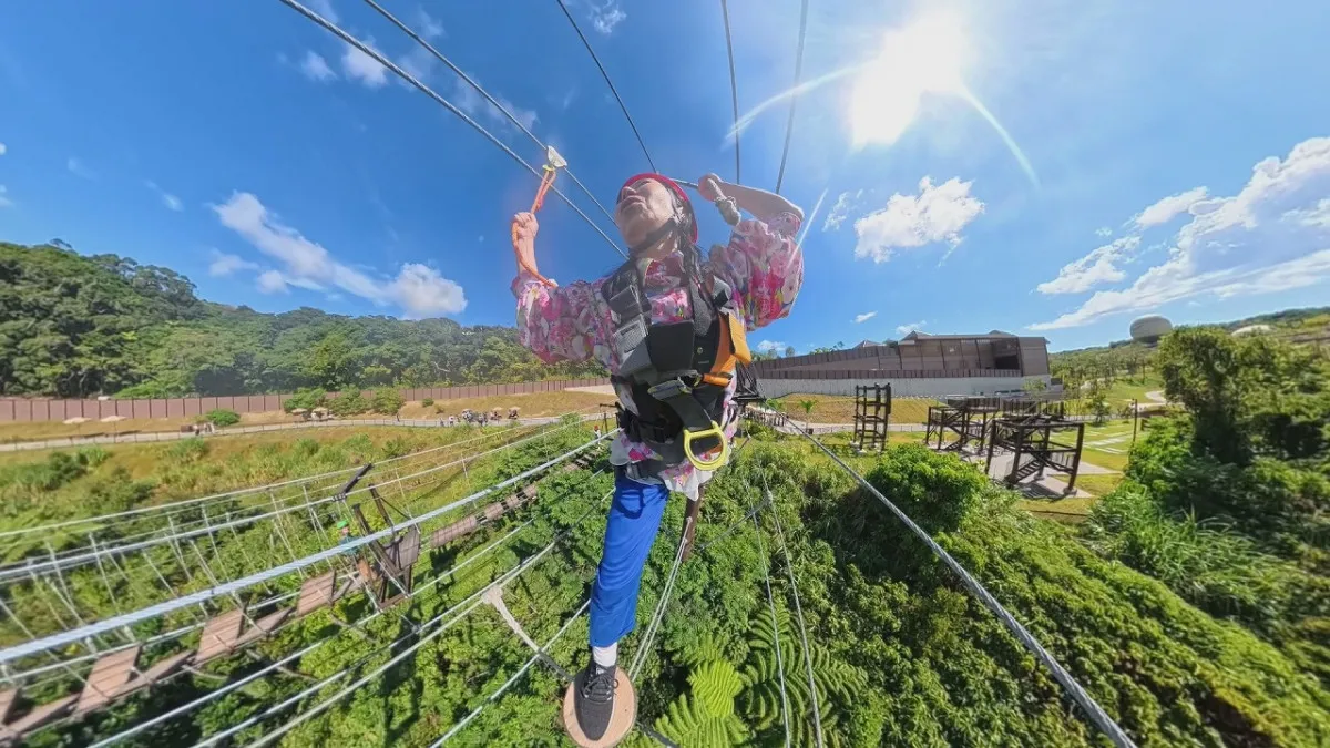 ハイヒール・リンゴ　体当たりレポートで衝撃の姿　ロケ相手は年間300日以上を森で暮らす“沖縄ターザン”