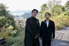 大河ドラマ『豊臣兄弟！』出演の要潤＆池田鉄洋が安土に登場 「戦国ディスカバリー 滋賀・びわ湖」開幕