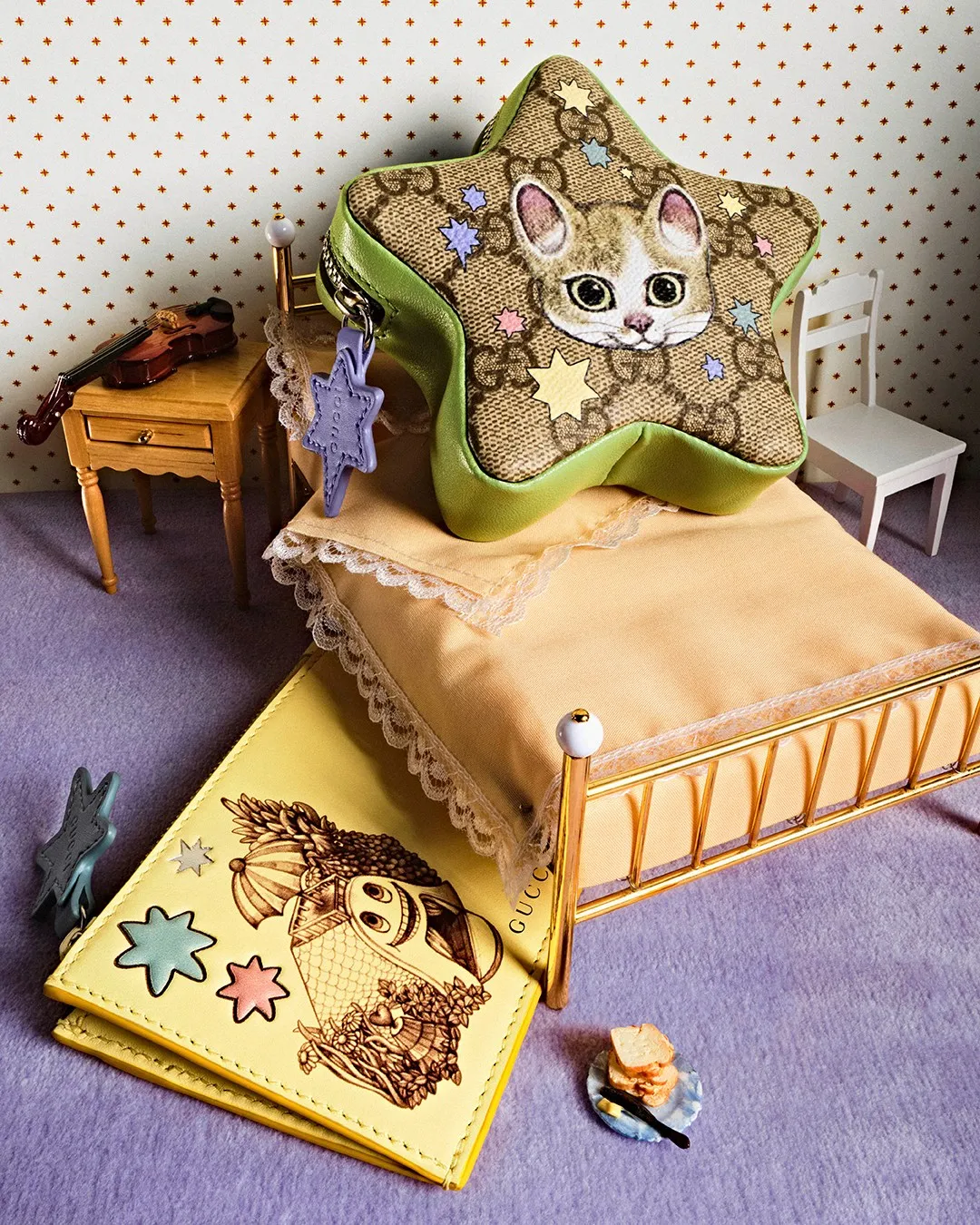 グッチ×ヒグチユウコ、日本限定コラボ新アイテム発表　「不思議な生き物たちが住む魔法の森」全6カテゴリー・42アイテム