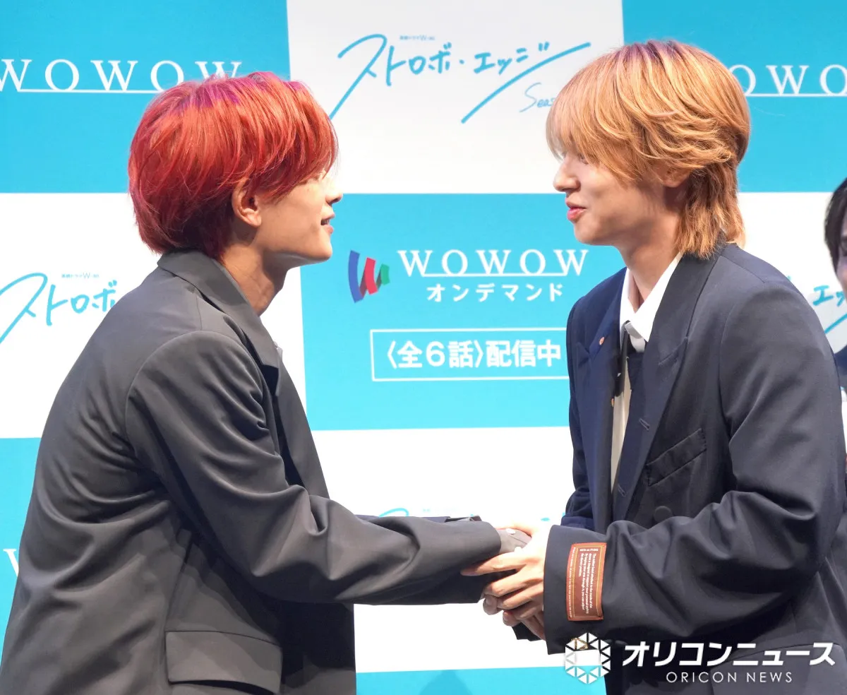 高橋恭平、伊野尾慧との両手握手に“キュン”　イベント中にも再現も照れ「恥ずかしい」