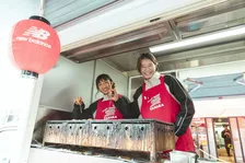 東京・北渋エリアに「たこ焼き田中」登場　陸上の田中希実＆田中佑美がエプロン姿でふるまう