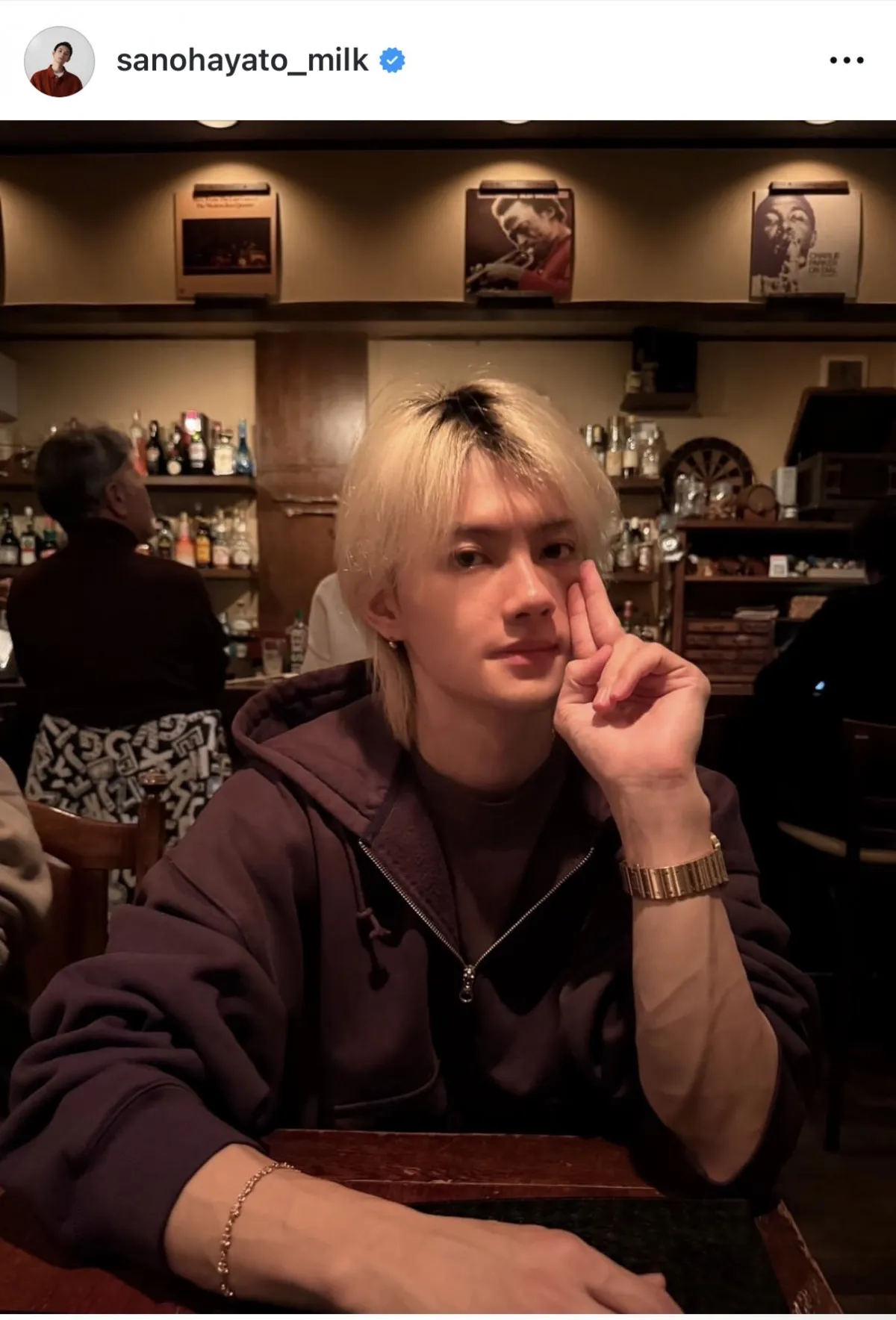 「彼氏感半端ない」M!LK佐野勇斗、「家族でご飯」自然体のプライベートショット　「インライ中に母親が作ってたスイートポテト」にも反響