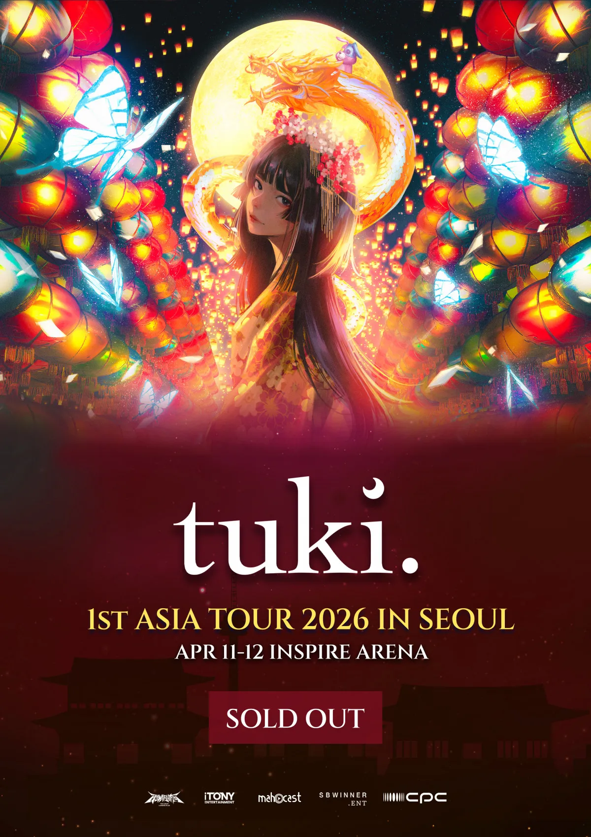 tuki.、韓国2日間の公演チケットが即完売　初のアジアツアー
