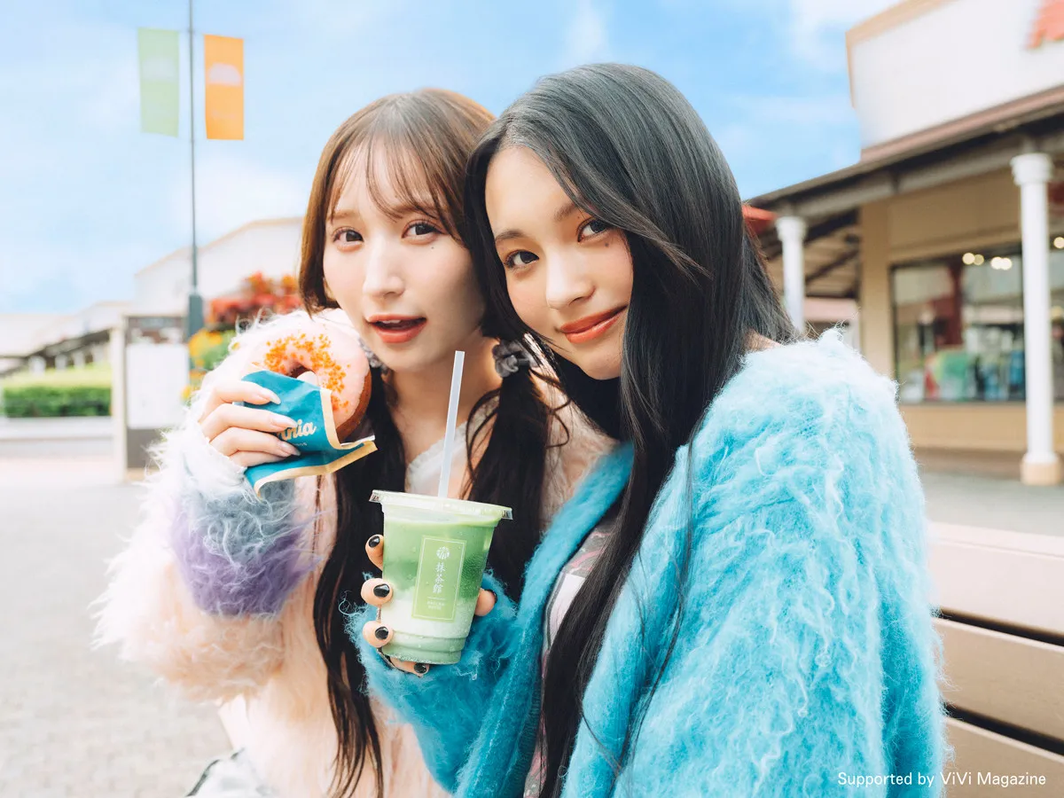 CANDY TUNEの「きりなちコンビ」がプレミアム・アウトレットを満喫　“Bestieとの日帰り旅”動画を配信