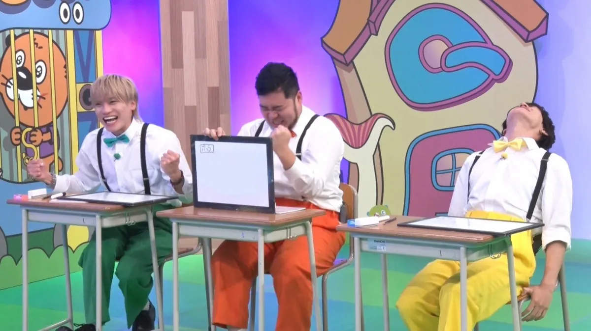 キスマイ二階堂高嗣、こっちのけんと＆猪俣周杜の“ホラ”見抜けるか　なぜか床に倒れ込む事態に