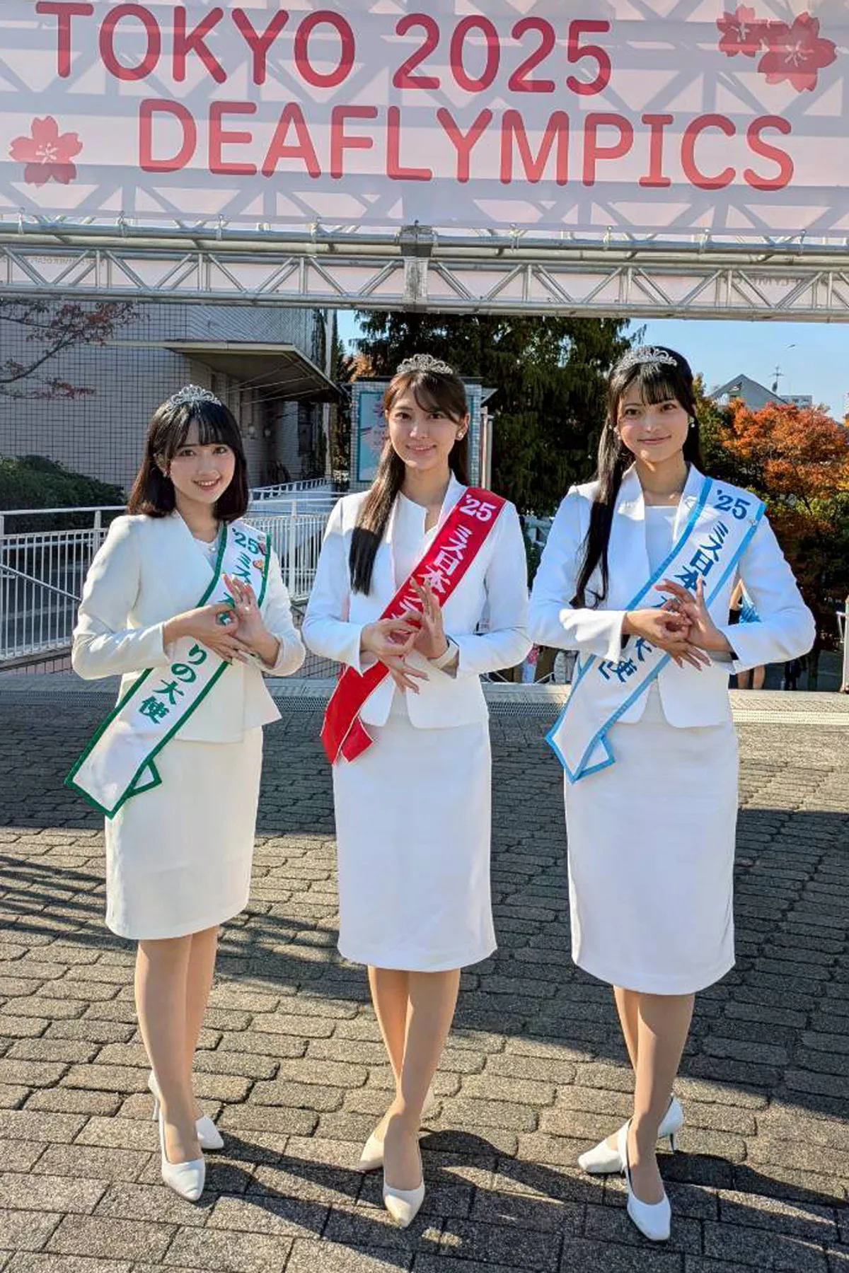 ミス日本3名が東京2025デフリンピックスクエアに登場「自分の視野を楽しく広げられる機会」