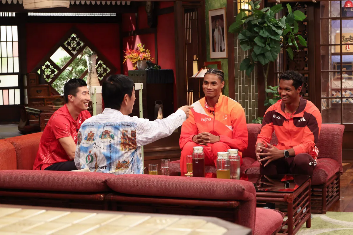 陸上日本代表・桐生祥秀＆村竹ラシッド＆中島佑気ジョセフ『さんまのまんま』で貴重トーク　予想外な夢告白へ【コメントあり】