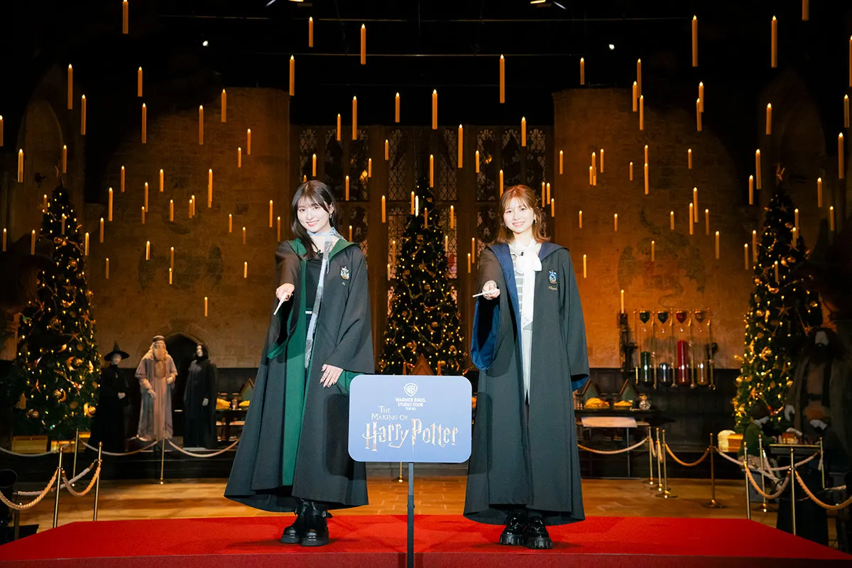 仲良しコンビの桜田ひより×吉川愛、スタジオツアー東京開業以来初のアンバサダーに就任「とにかくうれしくて、この日を待ちわびていました！」