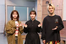 桜田ひより、W主演ドラマ主題歌生歌唱に涙　家入レオが『ESCAPE』撮影現場を表敬訪問