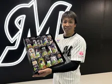 ロッテ、益田直也投手に『ますだのマーチ』贈呈　250セーブと800登板達成記念　これまで軌跡を振り返る全15種類の特別デザイン
