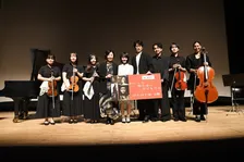 小八重葵美、東北ユースオーケストラの生演奏に涙　竹野内豊も「音楽の力は言葉がいらない」