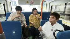 松山ケンイチ、“関西のオカン”が登場…浜田雅功と「大阪シティバス」貸し切りロケ