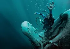 映画『クジラに落ちた男』主演俳優、役作りでマッコウクジラと泳ぐ　監督＆キャストの特別映像