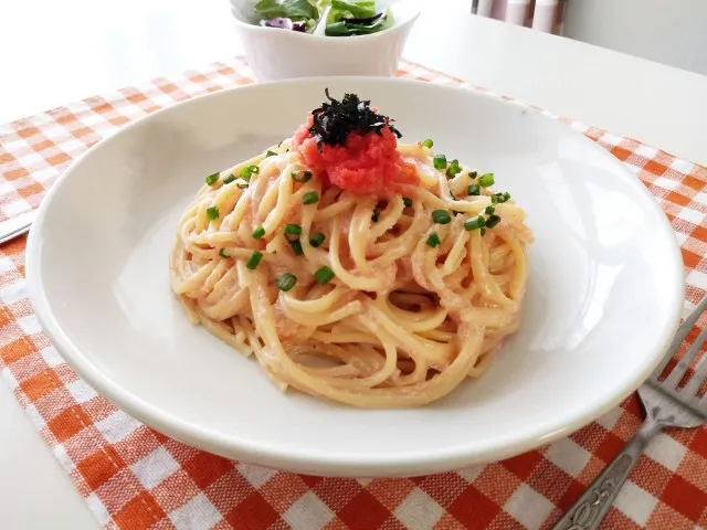 明太クリームパスタの隠し味に“マシュマロ”…？　メーカー公式が教えるアレンジに「これは真似したい」