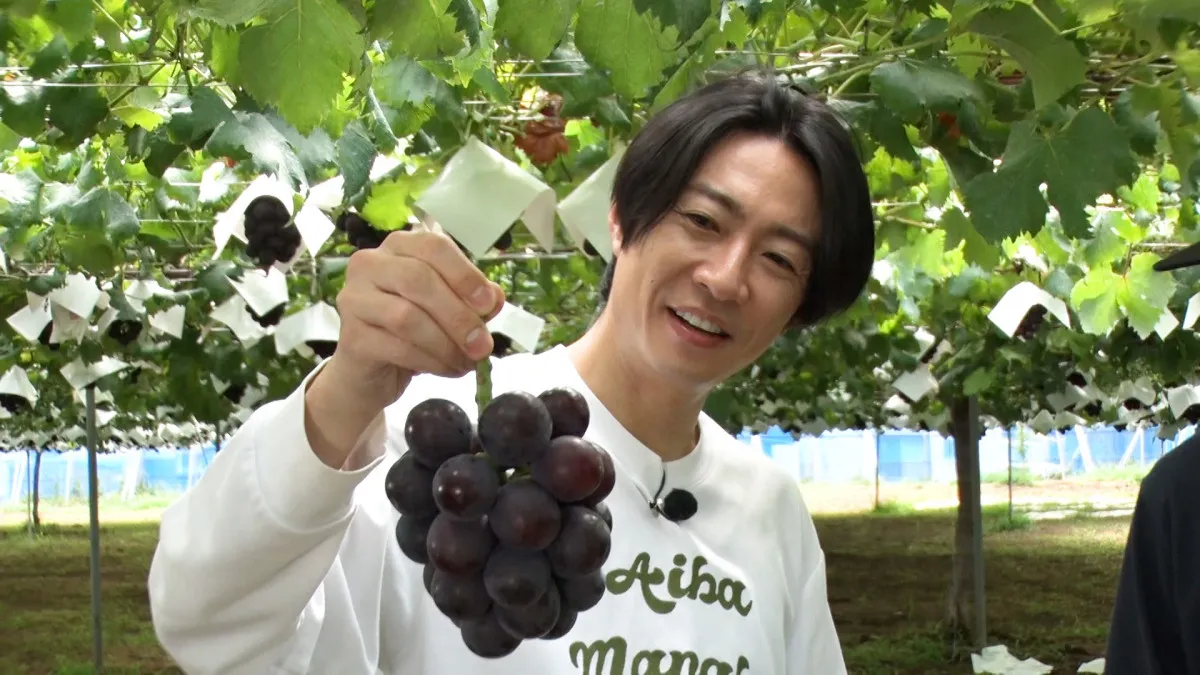 【相葉マナブ】相葉雅紀、旬の梨＆ぶどうで和菓子作り　職人直伝のフルーツ大福に感激