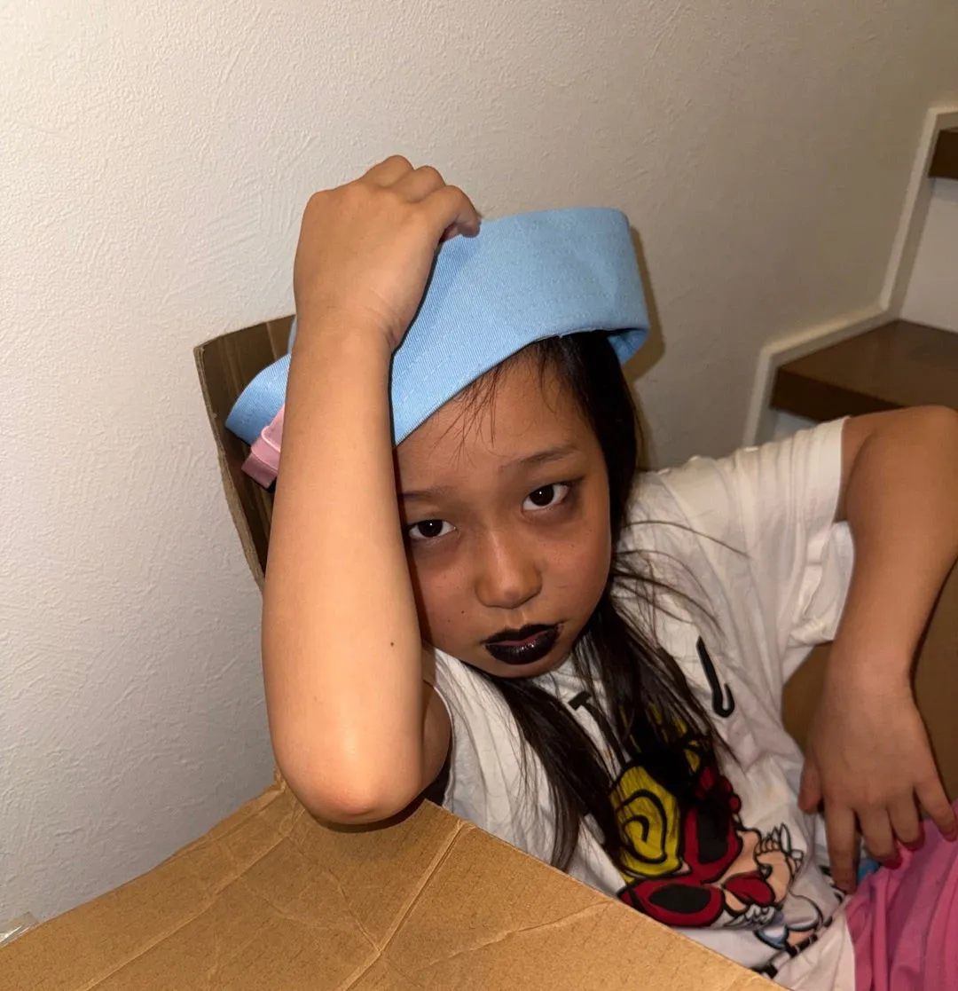 モデルデビューしたパンサー尾形の8歳長女・さくらちゃん“ブラックメイク”で雰囲気ガラリ　母・あいさん爆笑ツッコミ