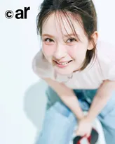 畑芽育、超・近距離ドアップショット　チャイナ服風トップスで『ar』表紙に登場