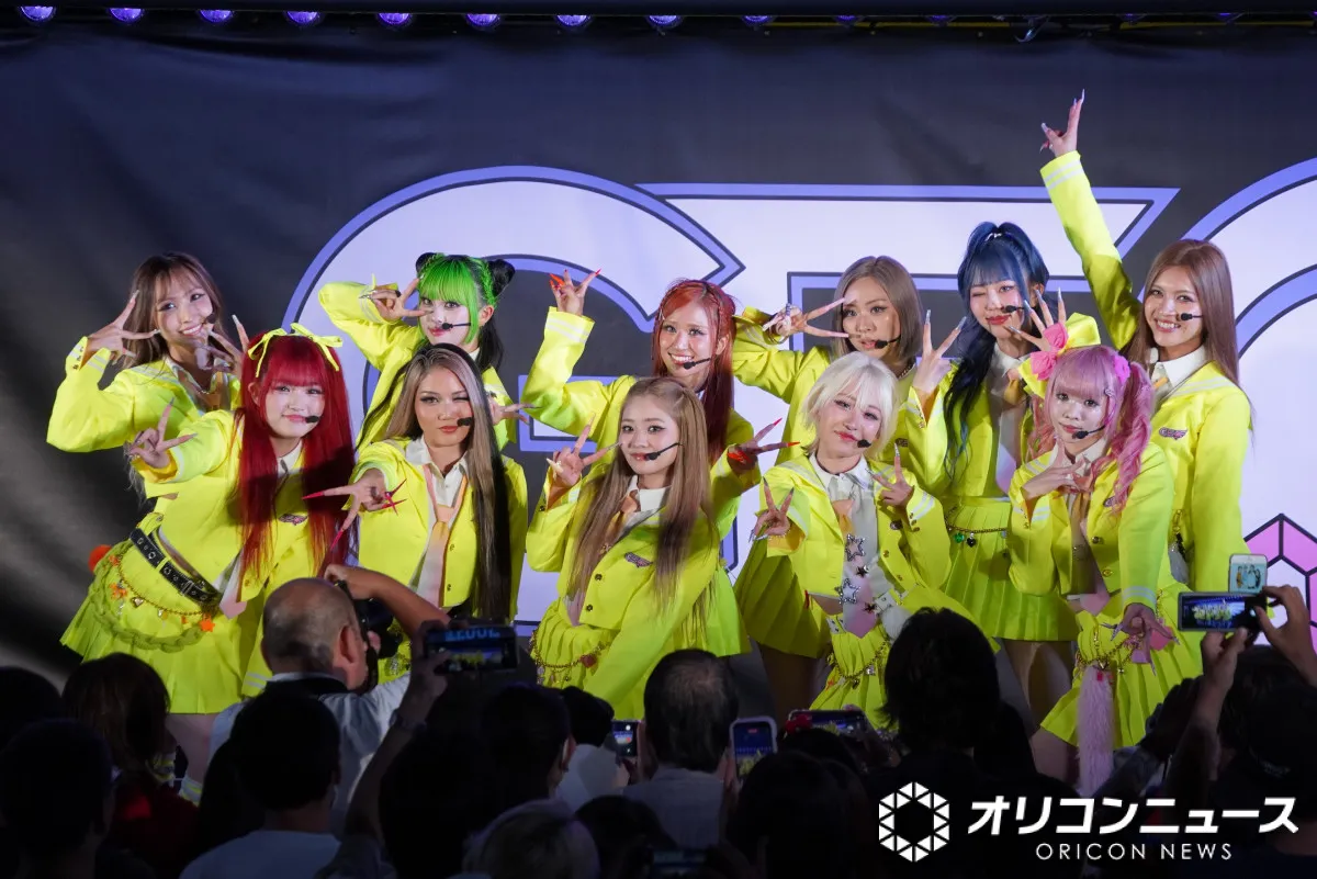 11人組ギャルパフォーマンスグループ・GALEDGE.が渋谷でお披露目イベント　山田孝之もMV制作で参加「きっと救われる方がいる」