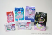 生理用ナプキン「エリス」と吸水ケア用品「ナチュラ」がサンリオキャラクターズと初コラボ