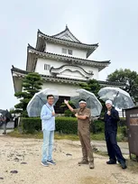 石原良純＆城島茂、2年半ぶり“緊急”共演　森本慎太郎と丸亀城の石垣復旧現場にバラエティー初潜入
