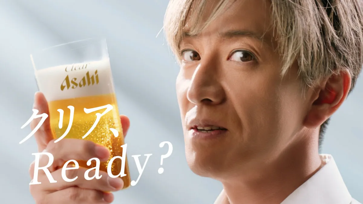 木村拓哉、『クリア アサヒ』新CMに出演　「Yes！」のガッツポーズでおいしさ伝える