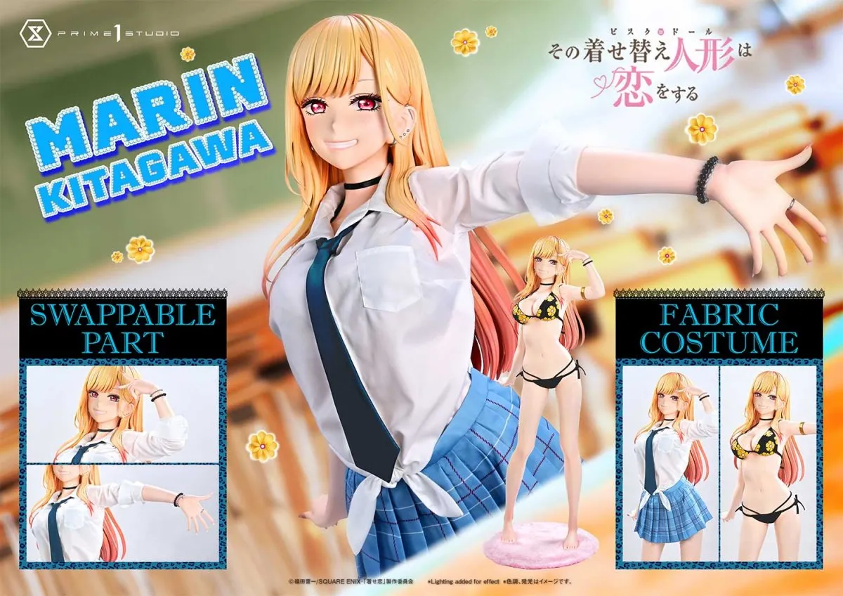 『その着せ替え人形は恋をする』喜多川海夢の等身大フィギュア価格に衝撃　制服脱ぐと水着姿