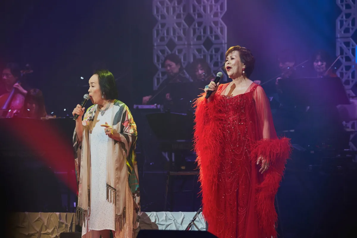 上沼恵美子、姉と熱唱…大観衆　谷村新司さん・キダ・タローさん・八代亜紀さん・西田敏行さんへの思いも【ライブレポート】