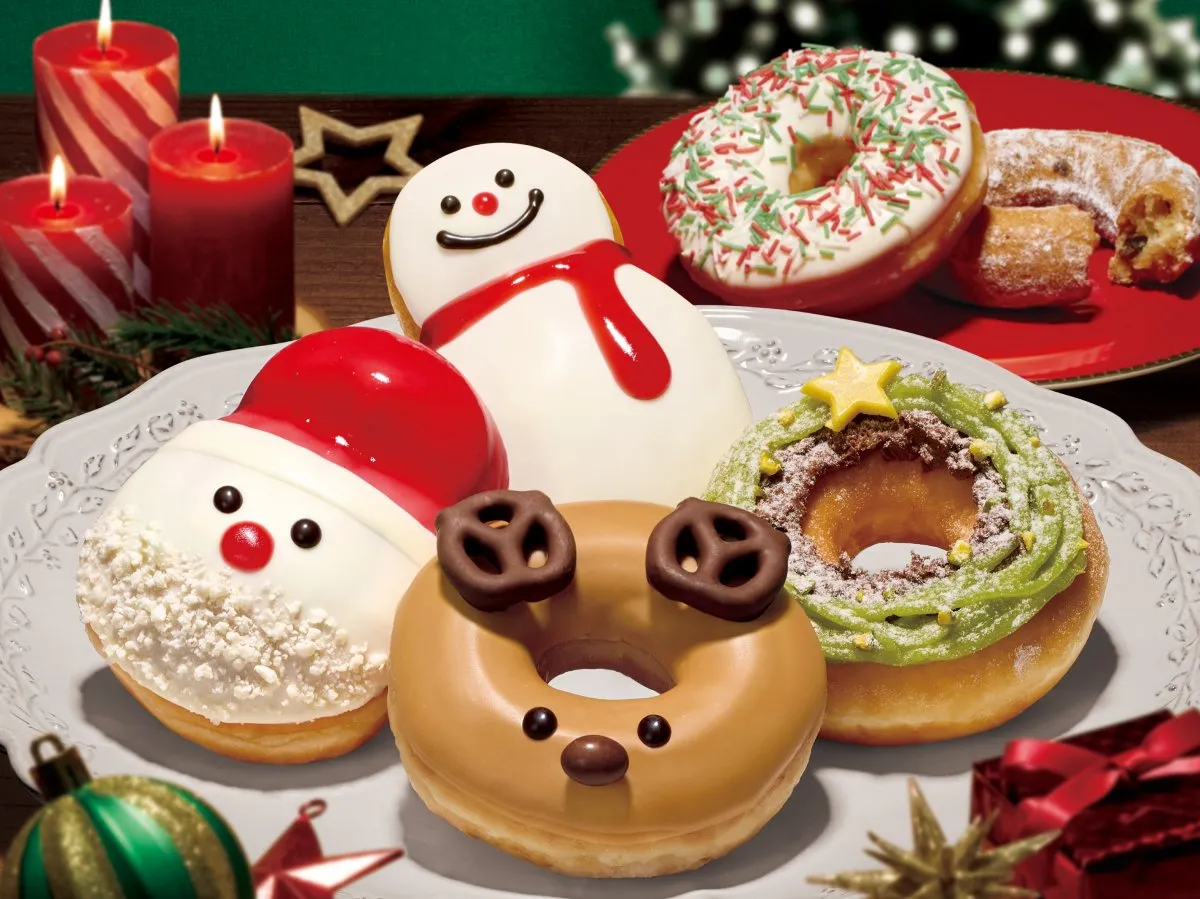 クリスピー・クリーム・ドーナツ、ホリデーシーズンを華やかに彩る4商品登場　12月～2月は「アソートダズン」を400円値上げ