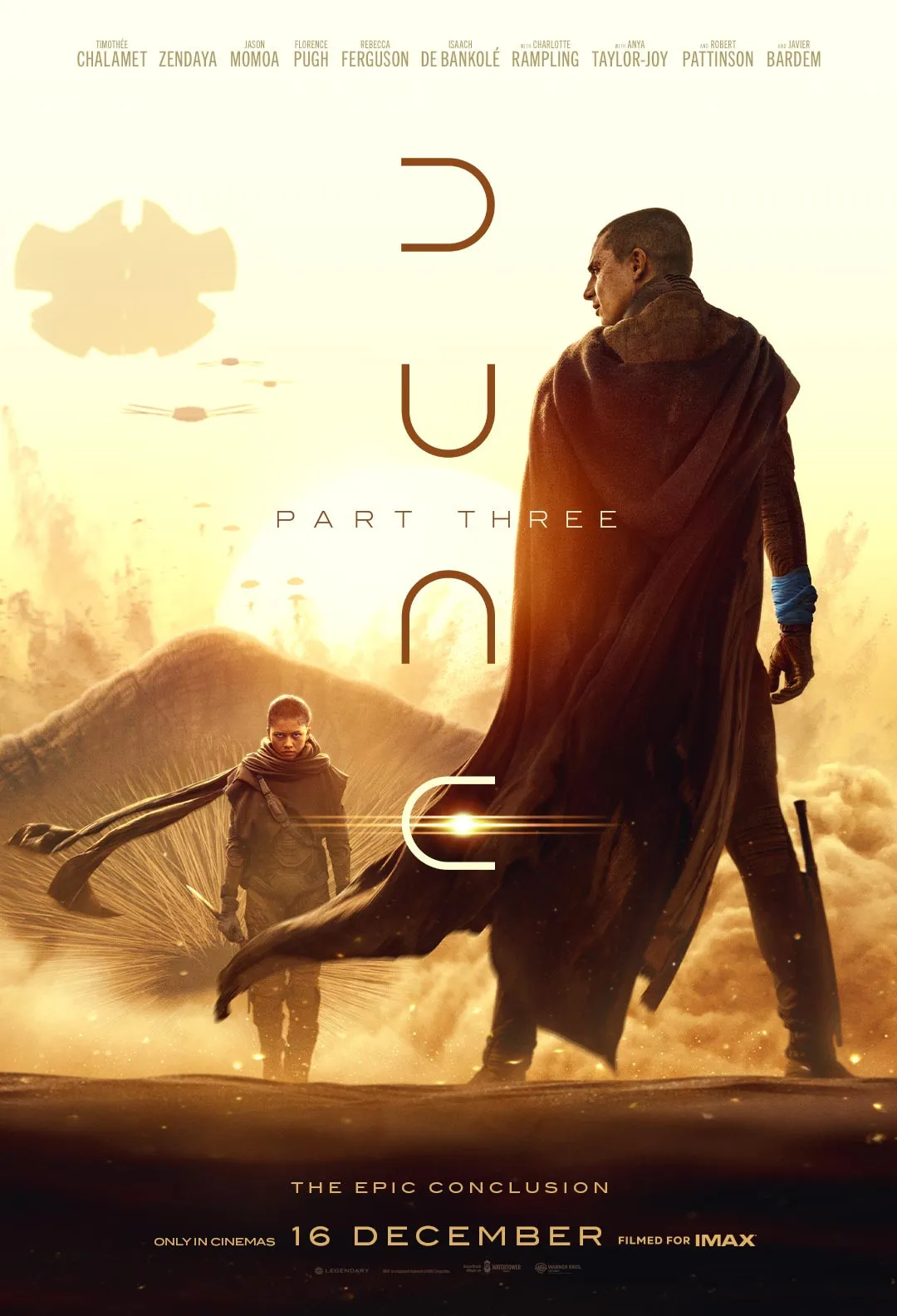 『デューン 砂の惑星PART3』最終予告公開、ロバート・パティンソン演じる謎の男も登場