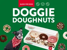 クリスピー・クリーム・ドーナツ初の“犬用ドーナツ”登場　ハードベイク製法で噛みごたえのある食感