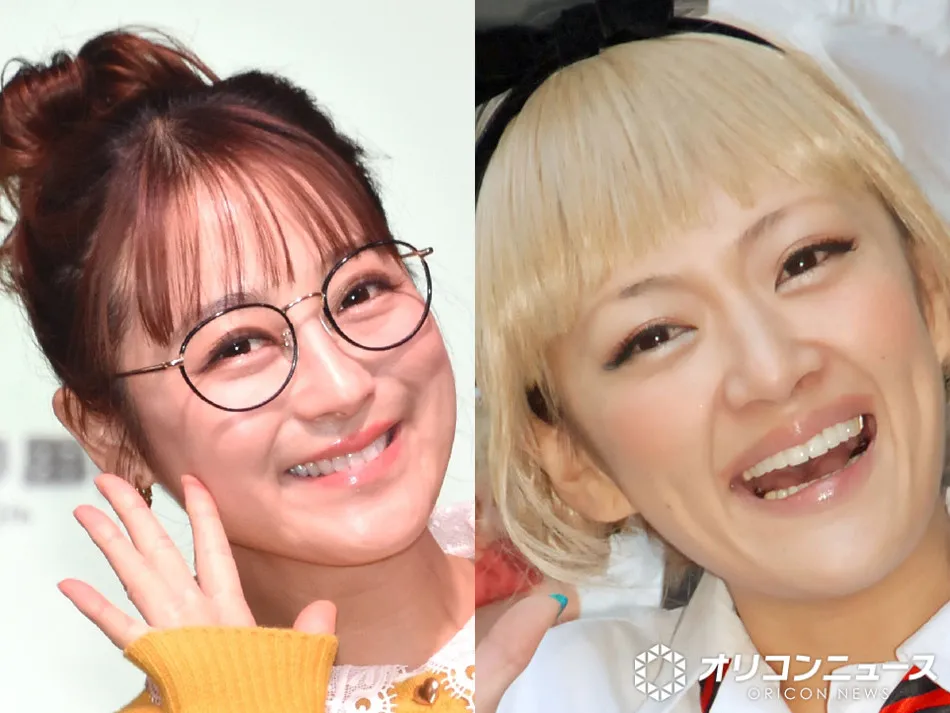 鈴木奈々、ものまねタレント・みかんの“ガチすっぴん”を公開「偶然新幹線のホームで会いました！」
