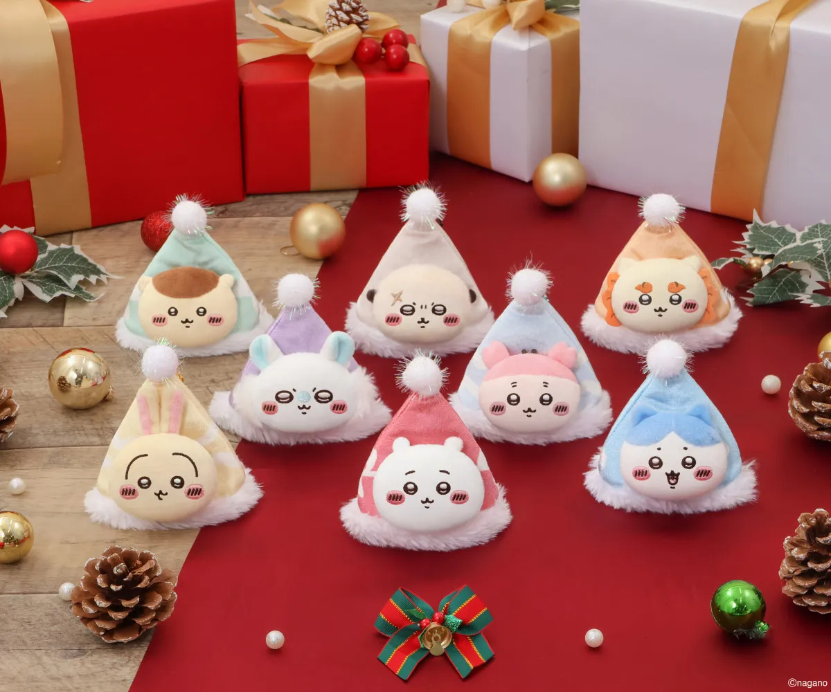 ちいかわクリスマスマーケット、限定オリジナルグッズ公開　スノードームやトレーナーなどホリデーアイテムずらり
