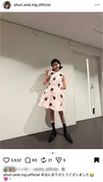 趣里、ミニスカ衣装で母・伊藤蘭のライブにゲスト出演　親子写真などオフショット披露に反響「ママになっても可愛すぎ」「衣装も素敵」　昨年9月に第1子出産を発表