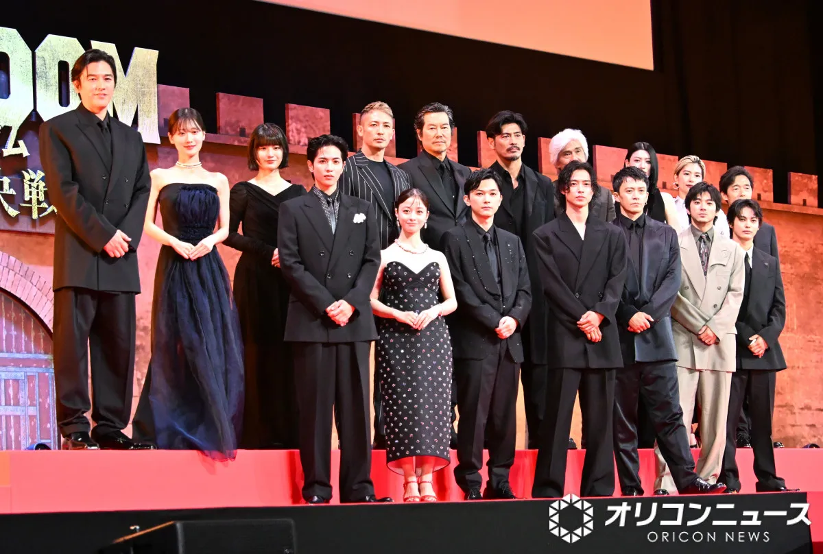『キングダム 魂の決戦』ワールドプレミア　亡き王騎将軍に惜別の声　豊川悦司「『よくやった』と言いました」　要潤は1人ご飯が「寂しかった」