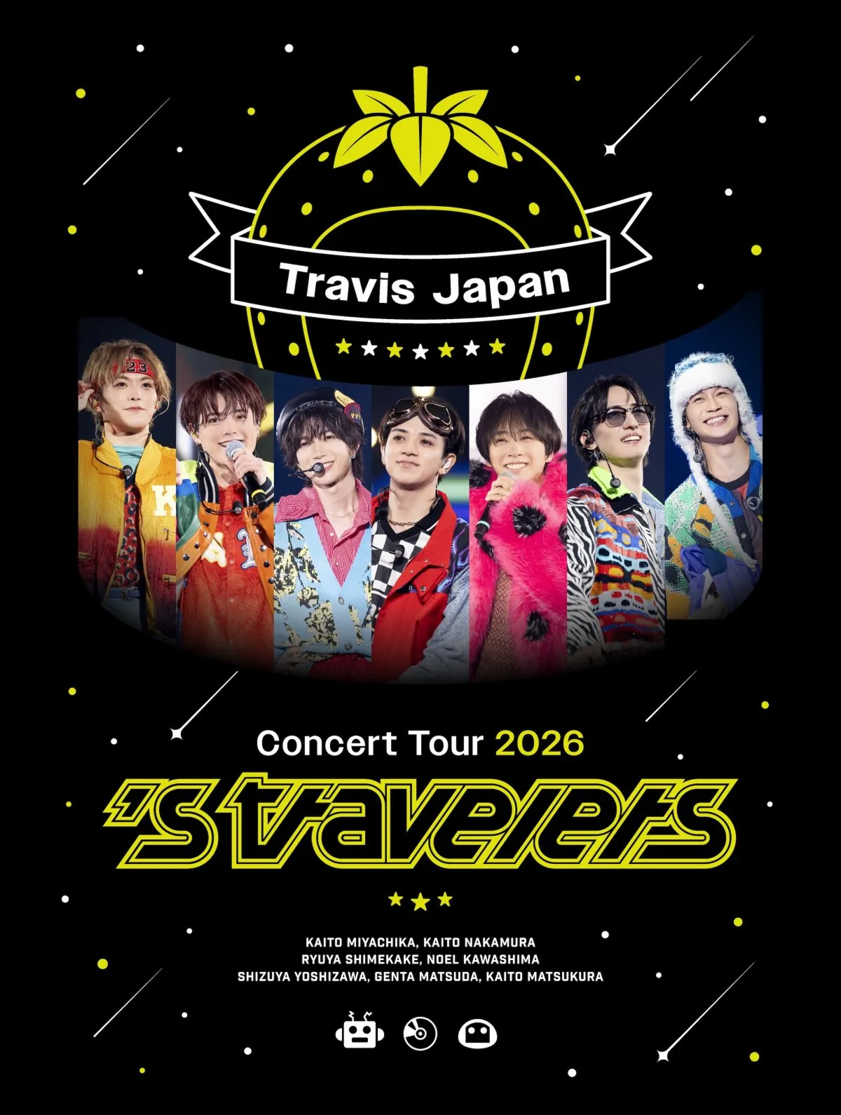 『Travis Japan Concert Tour 2026 ’s travelers』映像作品のジャケット＆完全生産限定盤グッズビジュアル公開