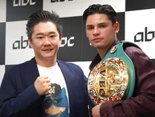 ライアン・ガルシア緊急来日、クロフォード合弁会社に参画を発表　井上尚弥vs中谷潤人や天心、安保を語る