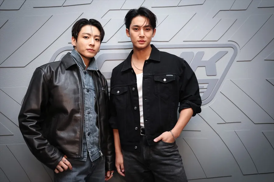 BTS・ジョングク＆SEVENTEEN・ミンギュ、原宿で2ショット　ジョングクとのコラボレーションを祝したイベント出席【コメントあり】