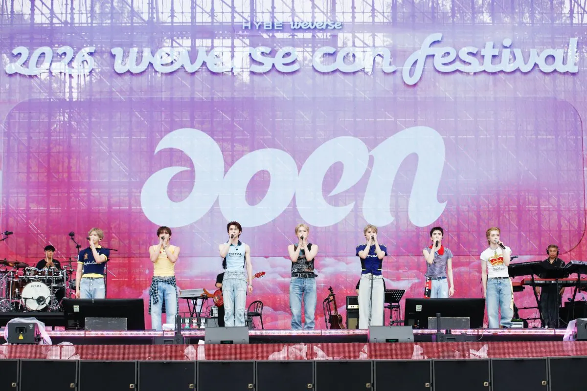 【Weverse Con Festival】aoen、初の海外ステージに充実感「ハッピーな気持ち」　オールバンドの演奏も初
