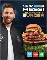 リオネル・メッシの名を冠したハンバーガー新作発表…3650円円　ハードロックカフェ『MESSI LEGENDARY BURGER』【概要】