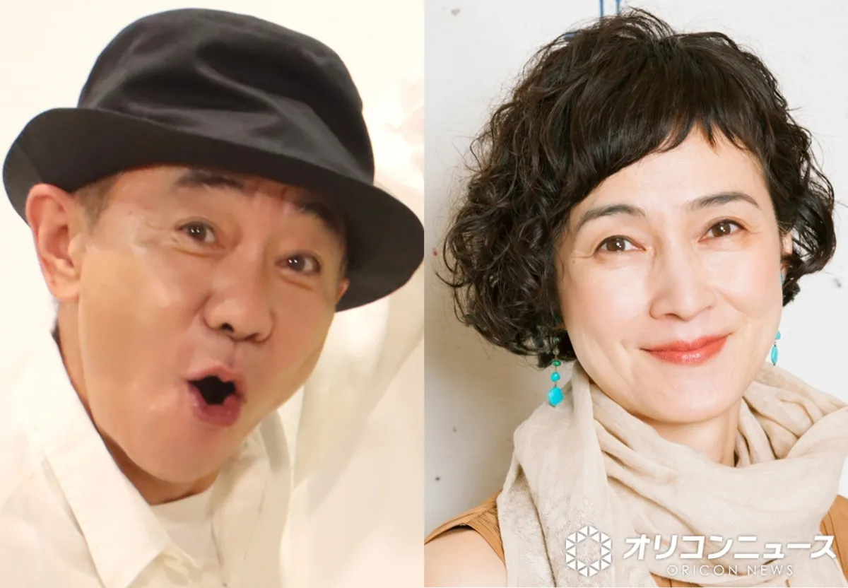 木梨憲武「安田成美記念!!」　妻・安田成美との“惚気全開”な最新ショット公開　最年長G1制覇の武豊を“木梨節”で祝福も